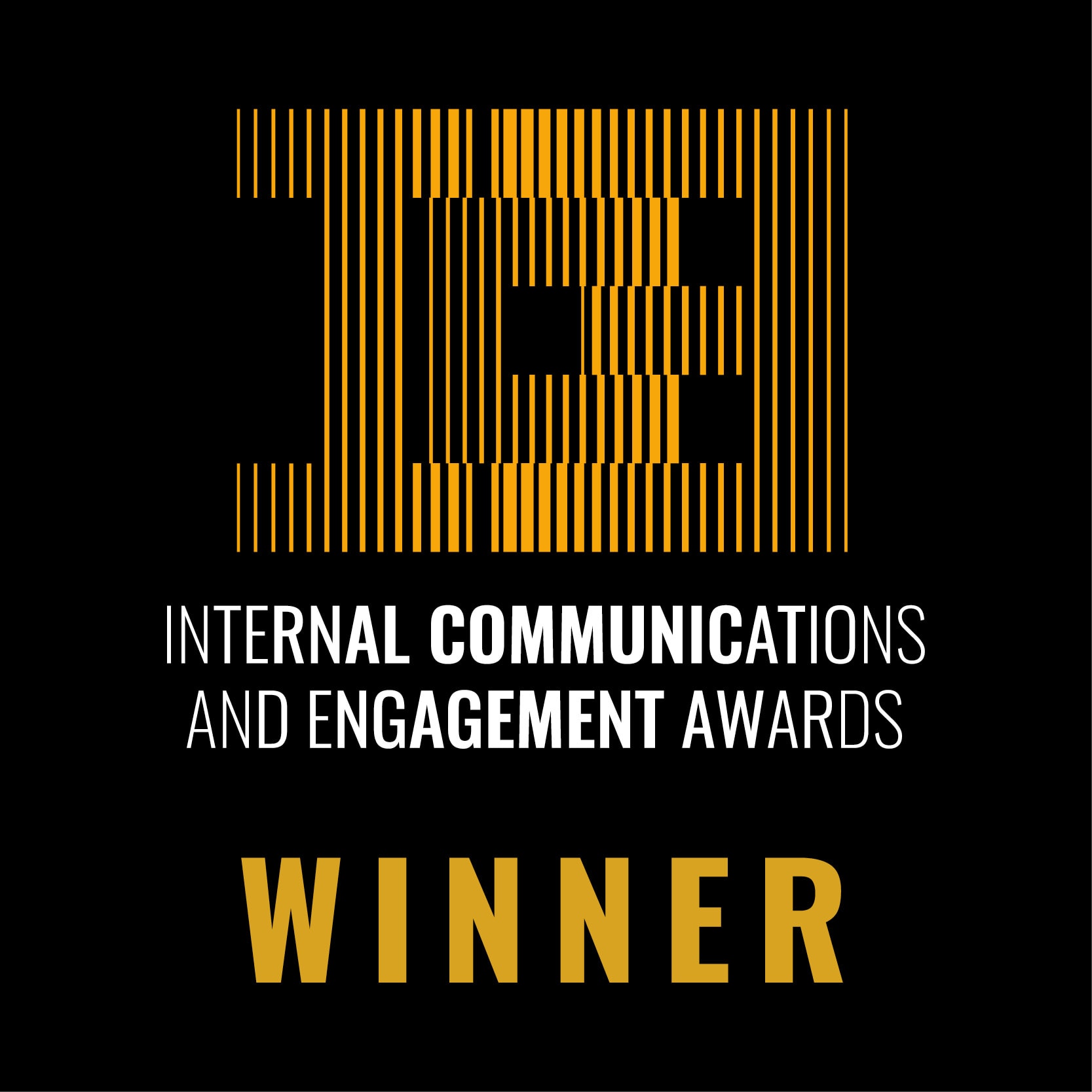 Internal Communications and Engagement Awards winner logo