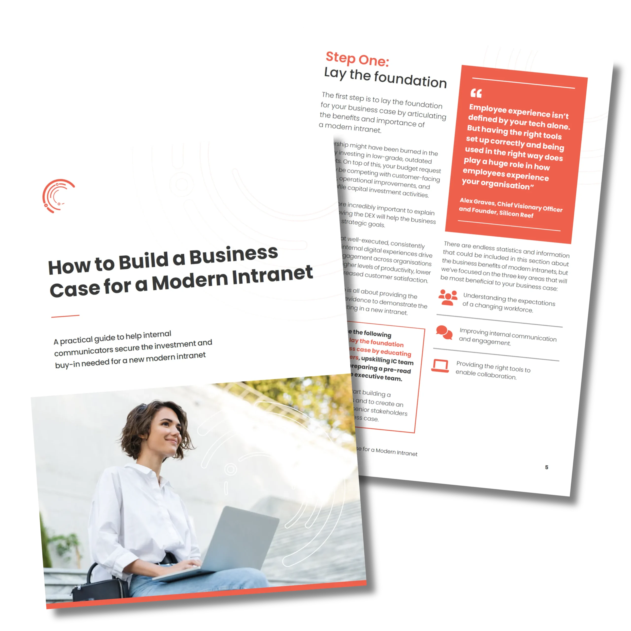 Front cover of the guide to building an intranet business case