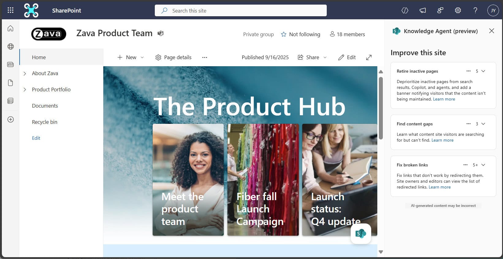 Knowledge Agent - Content Improvement